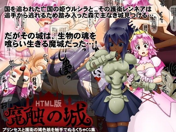 魔触の城 姫様褐色娘触手陵●CG集 HTML版 (同人誌)