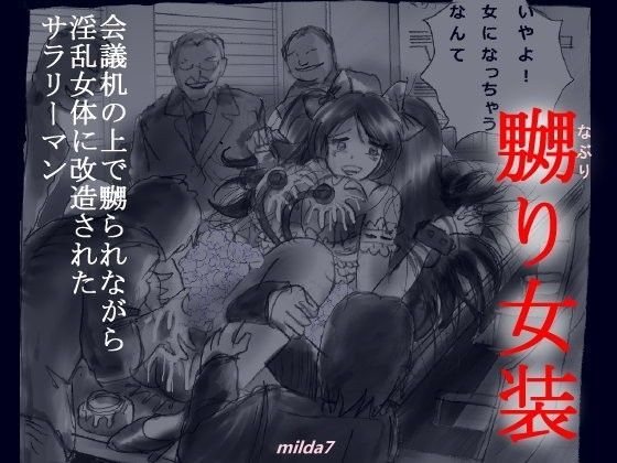 「なぶり女装」  会議机の上で嬲られながら淫乱女体に改造されたサラリーマン (同人誌)