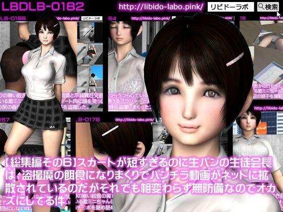 【総集編その6】スカートが短すぎるのに生パンの生徒会長は、盗撮魔の餌食になりまくりでパンチラ動画がネットに拡散されているのだがそれでも相変わらず無防備なのでオカズにしてる件 (同人誌)
