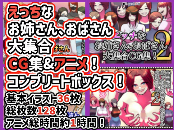 えっちなお姉さん、おばさん大集合CG＆アニメ！コンプリートボックス！ (同人誌)