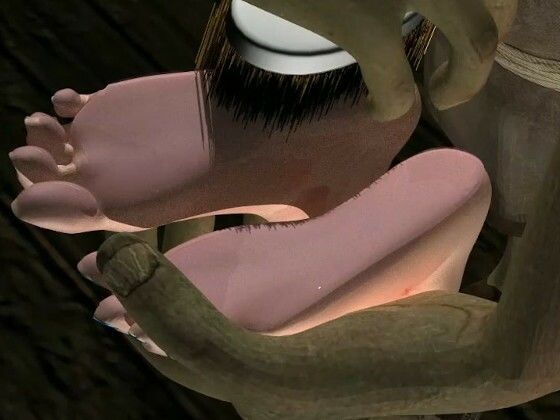 Foot torture by goblin (同人誌)