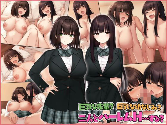 巨乳な先輩？巨乳な幼なじみ？二人とハーレムH…する？ (同人誌)