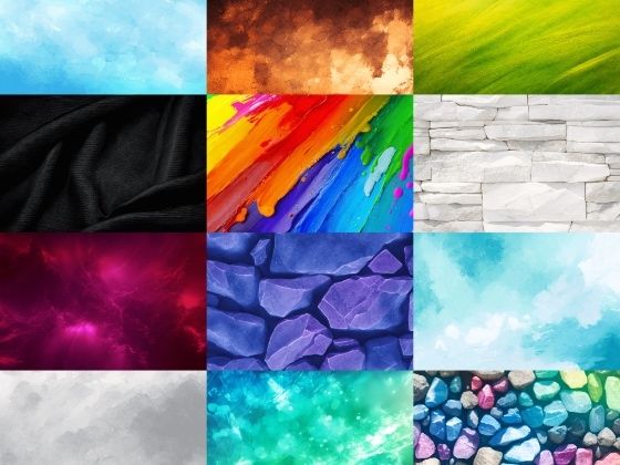 【色々な色のテクスチャ背景2】著作権フリーの高解像度画像（100枚） (同人誌)