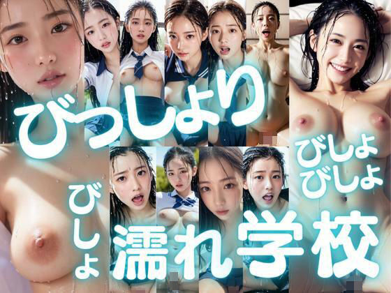 びっしょりビショビショびしょ濡れ美少女 学校編 (同人誌)