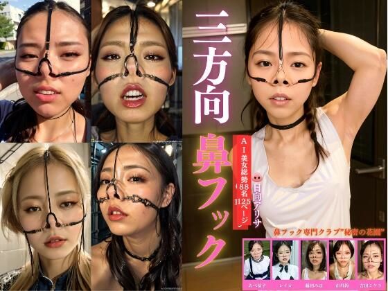 三方向鼻フックAI美女 (同人誌)