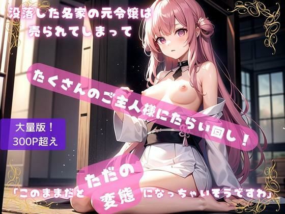 没落した名家の元令嬢は売られてしまって、たくさんのご主人様にたらいまわし！「このままだとただの変態になっちゃいそうですわ」 (同人誌)