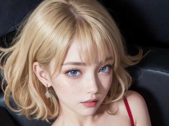 AI美麗ブロンド美女ポートレート集 (同人誌)