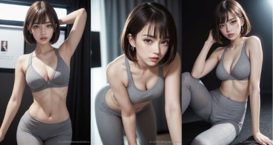 AI美麗スポブラポートレート集 (同人誌)