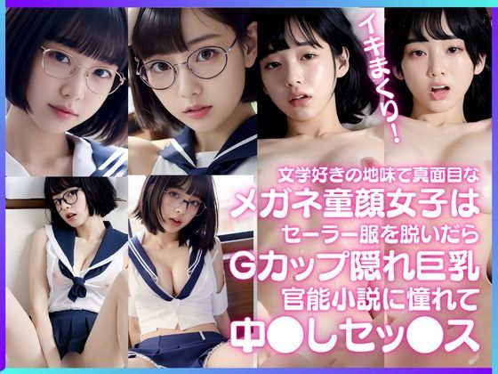 文学好きの地味で真面目なメガネ童顔少女は、セーラー服を脱いだらGカップ隠れ巨乳！官能小説に憧れて中●しセッ●ス (同人誌)