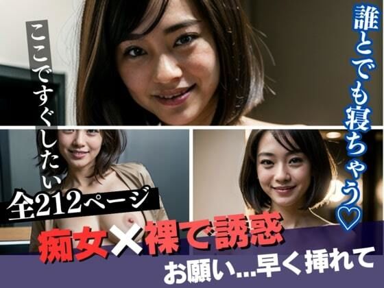 「おちんちんそのまま入れて！！！！」とおねだりするのは誰とでも寝ちゃう変態痴女だった・・・！巨乳おっぱいを揺らして裸で誘われたぼくは・・・」 (同人誌)