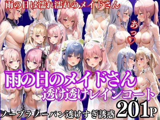 雨の日のメイドさん 透け透けレインコート ノーブラノーパン透け誘惑 (同人誌)