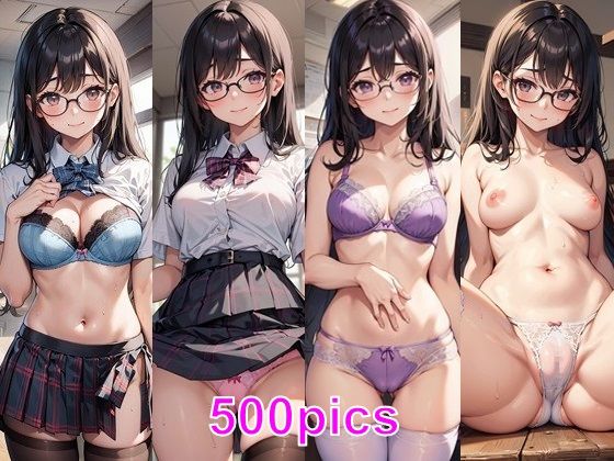 本は絶対に買って読む主義の図書委員長が、小遣い稼ぎをするCG集 (同人誌)