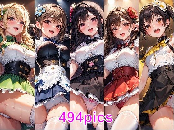 イマイチ売れないアイドルグループが、Pにそそのかされて枕営業をするCG集 (同人誌)