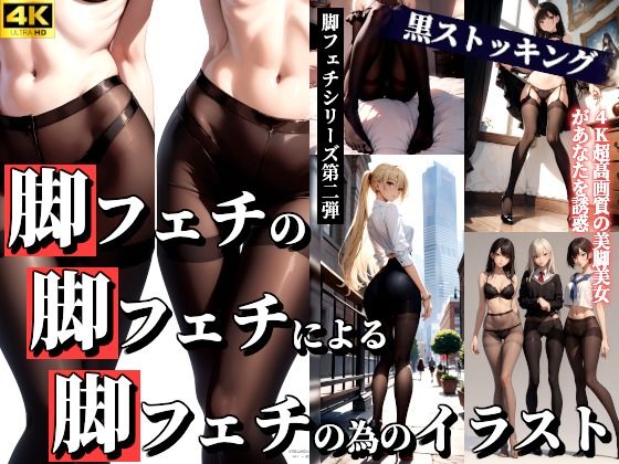 ひたすらに脚を愛でるイラスト集［黒のストッキング］〜脚フェチの脚フェチによる脚フェチの為のイラスト集〜 (同人誌)