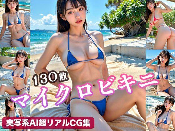 マイクロビキニ 実写系AI超リアルCG集（130枚） (同人誌)