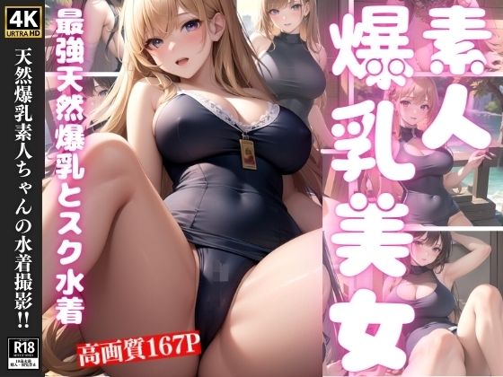 天然爆乳素人ちゃんの水着撮影？？ (同人誌)
