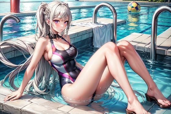 エミリアさんとレムりんの競泳水着 (同人誌)