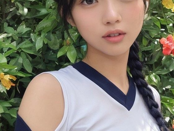 運動着姿が素敵な美女 AIグラビア写真集 (同人誌)