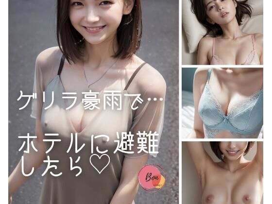 ゲリラ豪雨で…ホテルに避難したら？ (同人誌)