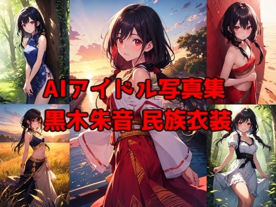 AIアイドル写真集黒木朱音（アカネ）民族衣装 (同人誌)