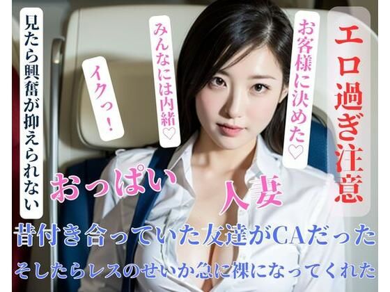 昔付き合っていた友達がCAだったそしたらレスのせいか急に裸になってくれた (同人誌)