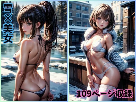 冬の幻想:雪と美女のイラスト集 (同人誌)