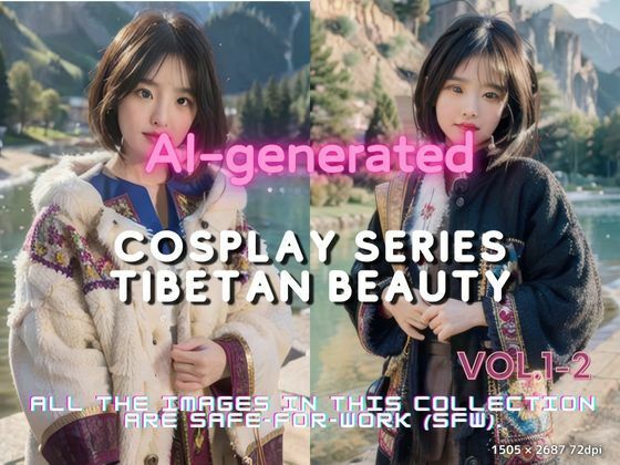 AI生成 チベット美女グラビア Vol.1-2 (同人誌)