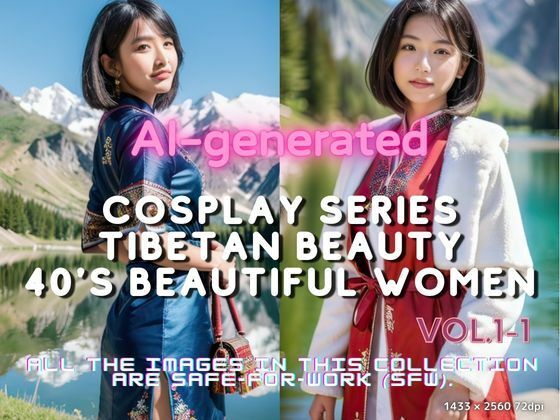 AI生成 チベット40代美魔女グラビア Vol.1-1 (同人誌)
