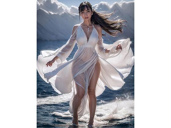 【AI】水面を歩く美熟女 (同人誌)