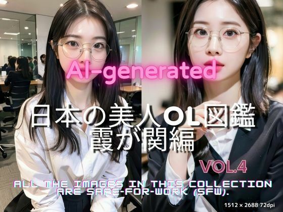 AI生成 日本の美人鑑 Vol.4 霞OL図鑑 Vol.4 霞が関編-オフィスユニフォーム特集 (同人誌)