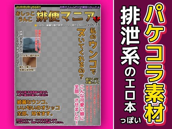 エロ本風パケコラ素材〜「排便マニア」 (同人誌)