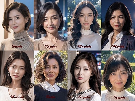 【AI】熟女の履歴書2（淑女から熟女への階段） (同人誌)