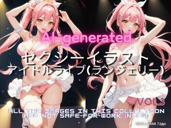 AI生成 セクシーアイドルライブ待ち受けコレクション Vol.3 (同人誌)