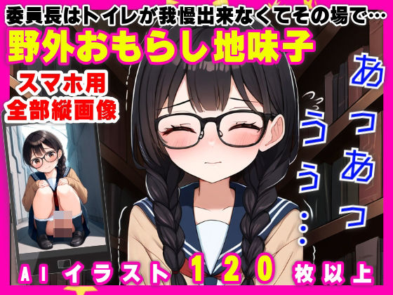 委員長はトイレが我慢出来なくてその場で…【野外おもらし地味子】【127枚】 (同人誌)