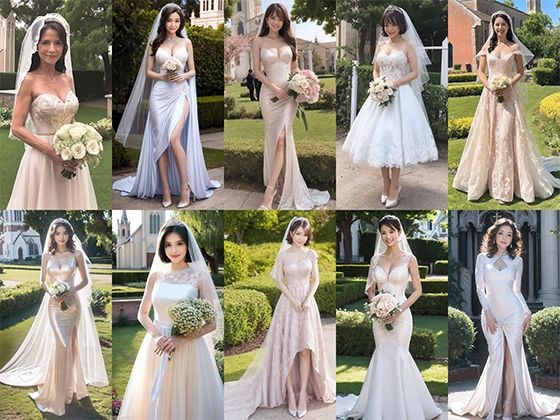 【AI】冠婚葬祭シリーズ（熟女の花嫁） (同人誌)