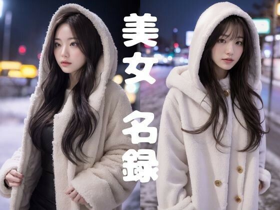 【美女名録】vol2.2  彼女の冬のコートコレクション 210枚  【AIグラビア写真集】 (同人誌)