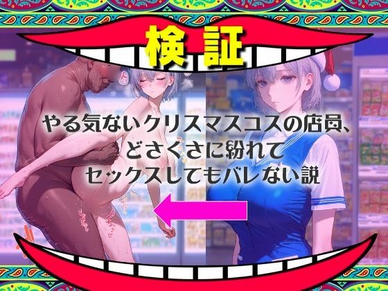 【イラスト集】やる気ないクリスマスコスの店員、どさくさに紛れてセックスしてもバレない説 (同人誌)