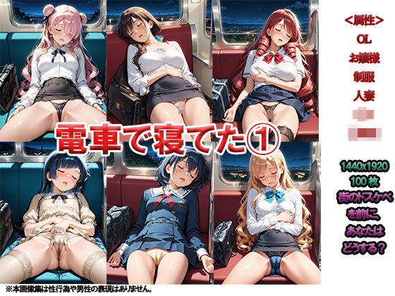 電車で寝てた1 〜疲れてるのかなぁ〜 (同人誌)
