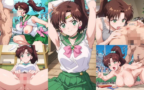 セーラージュピ○ーイラストエロ画像_「雷の星！木星を守護にもつ保護の戦士！」が決め台詞なまことちゃんのエッチな画像集 (同人誌)