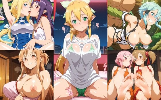【500枚】ソード○ート・オンラインエロ画像_『総勢7名』可愛くてセクシーなヒロインたちのエッチなイラスト集 (同人誌)