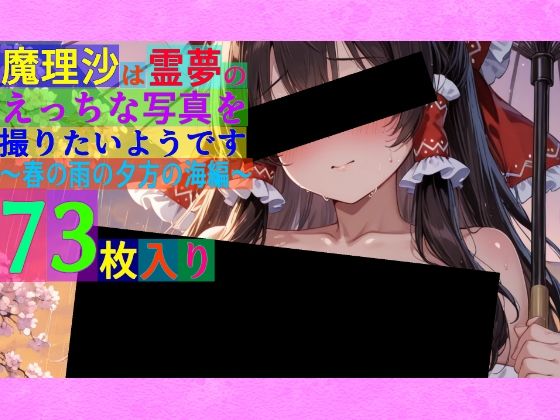 魔理沙は霊夢のえっちな写真を撮りたいようです。〜春の雨の夕方の海編〜 (同人誌)