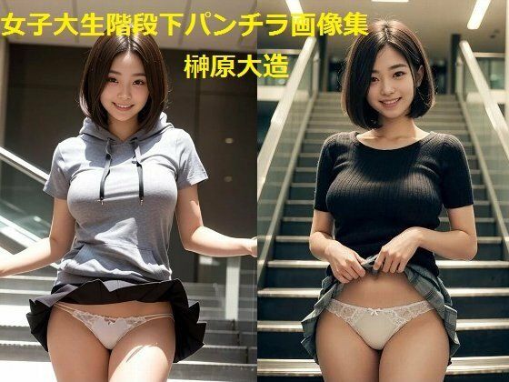 女子大生階段下パンチラ画像集 (同人誌)