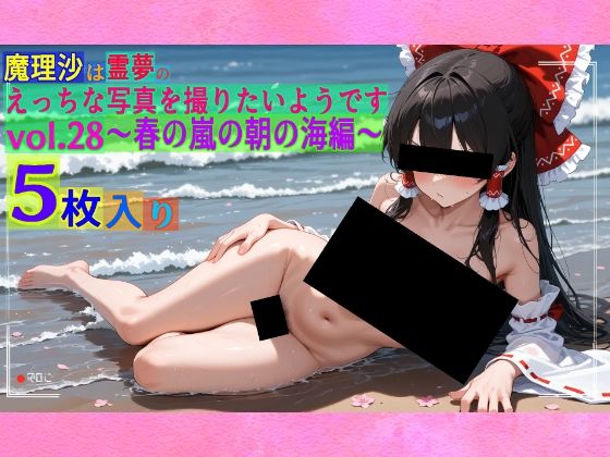 魔理沙は霊夢のえっちな写真を撮りたいようです。vol.28〜春の嵐の朝の海編〜 (同人誌)