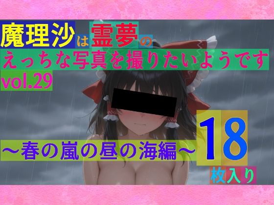 魔理沙は霊夢のえっちな写真を撮りたいようです。vol.29〜春の嵐の昼の海編〜 (同人誌)