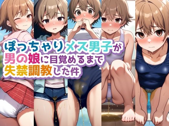 ぽっちゃりメス男子が男の娘に目覚めるまで失禁調教した件 (同人誌)