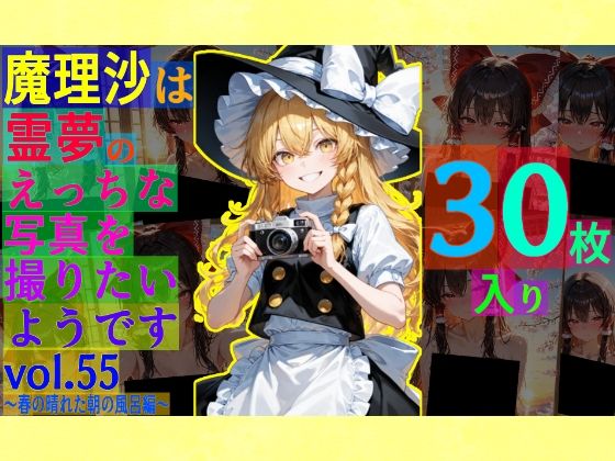 魔理沙は霊夢のえっちな写真を撮りたいようです。vol.55〜春の晴れた朝の風呂編〜 (同人誌)