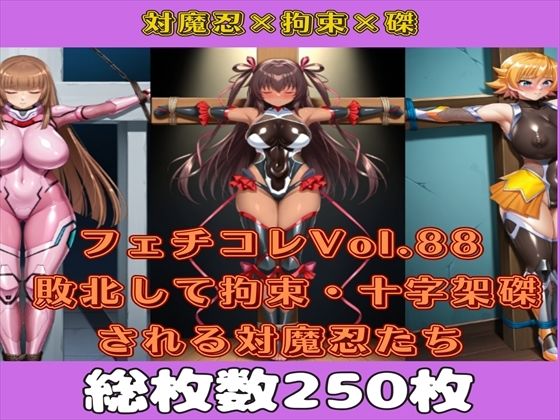 フェチコレVol.88 敗北して捕らえられ、拘束・十字架磔される対魔忍たち2【枚数250枚】 (同人誌)