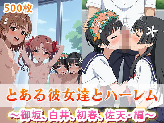 とある彼女達の種付けハーレム 〜御坂、白井、初春、佐天・編〜 (同人誌)
