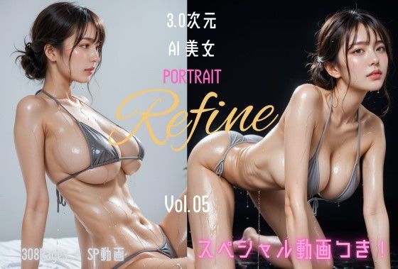 3.0次元AI美女 PORTRAIT Refine VOL.05 AI SEX ポーズ集 (同人誌)