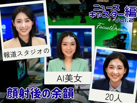 顔射後の余韻 - ニュースキャスター編 Vol.2 (同人誌)